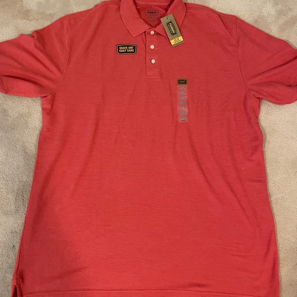 The Foundry Supply Co. Other - The Foundry Supply Co. Coral Polo Shirt